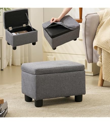 Amazon｜GAMLEHULT ガムレフルト オットマン 収納付き - 籐/チャコール